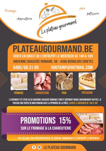 plateau gourmand promo